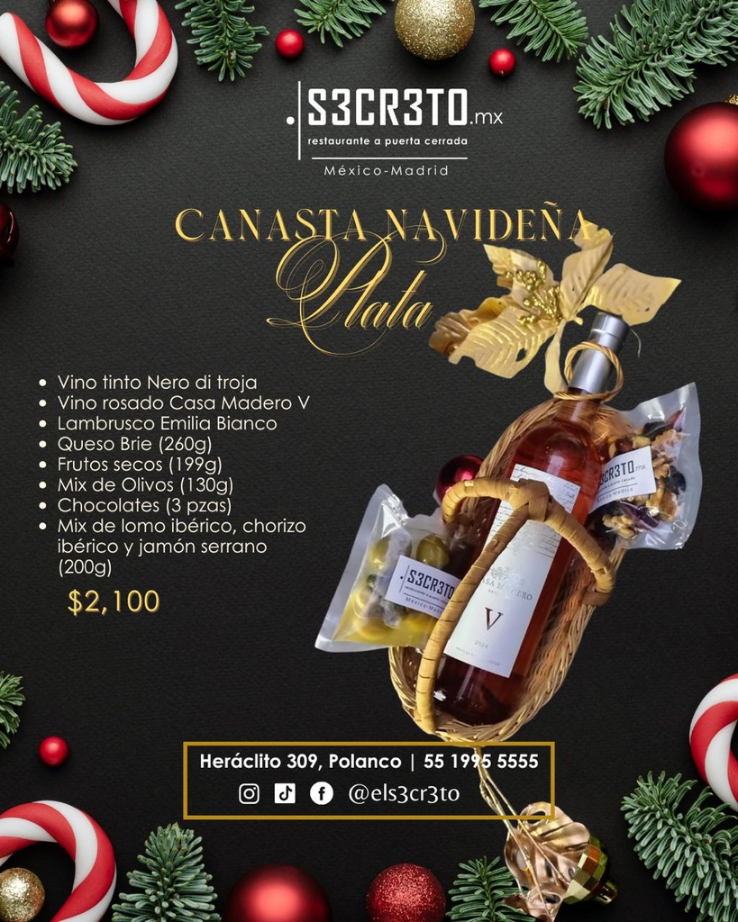 Canasta Gourmet Plata