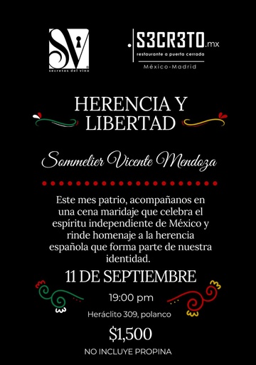 CENA MARIDAJE HERENCIA Y LIBERTAD